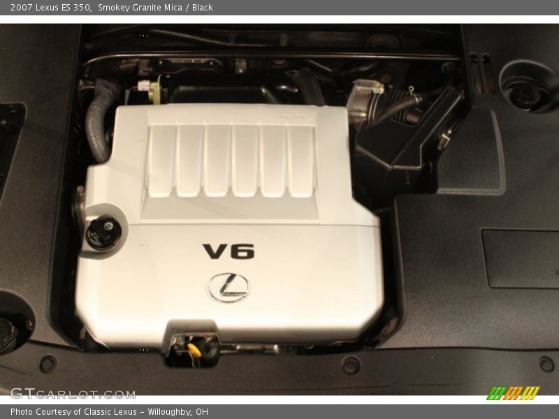 Smokey Granite Mica / Black 2007 Lexus ES 350