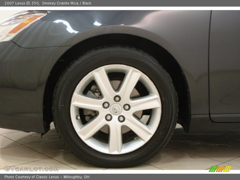Smokey Granite Mica / Black 2007 Lexus ES 350