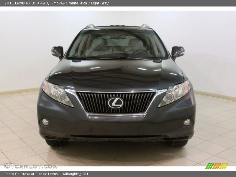 Smokey Granite Mica / Light Gray 2011 Lexus RX 350 AWD