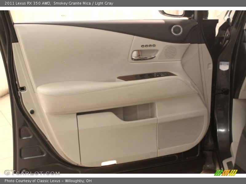 Smokey Granite Mica / Light Gray 2011 Lexus RX 350 AWD