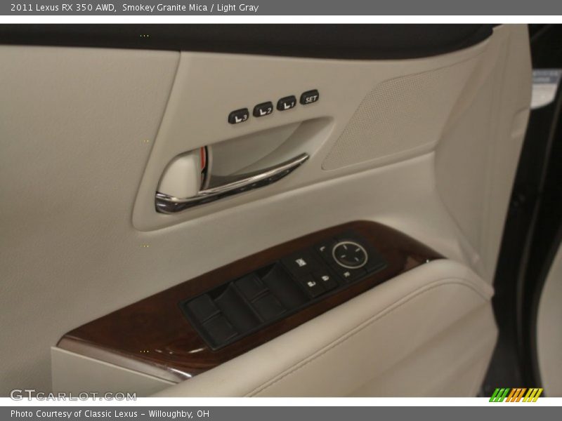 Smokey Granite Mica / Light Gray 2011 Lexus RX 350 AWD