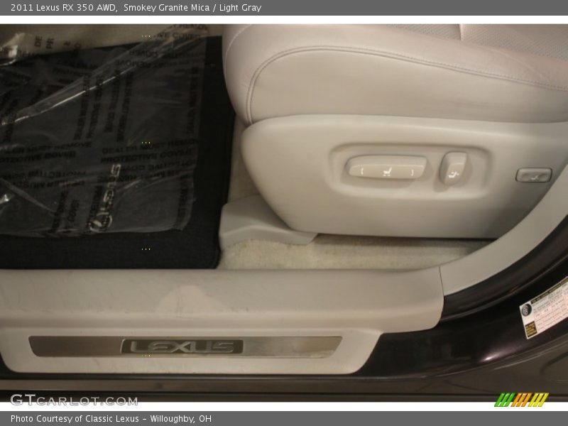 Smokey Granite Mica / Light Gray 2011 Lexus RX 350 AWD
