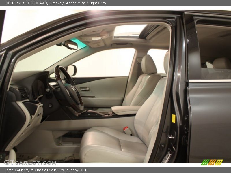 Smokey Granite Mica / Light Gray 2011 Lexus RX 350 AWD