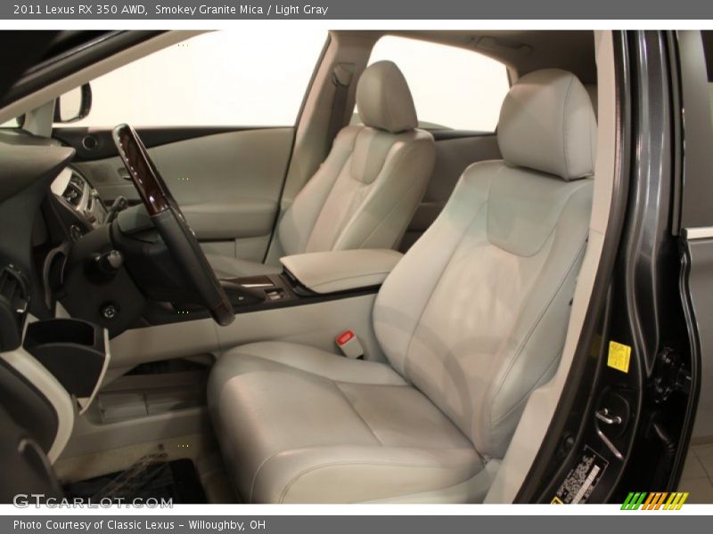 Smokey Granite Mica / Light Gray 2011 Lexus RX 350 AWD