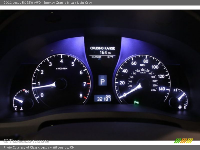  2011 RX 350 AWD 350 AWD Gauges