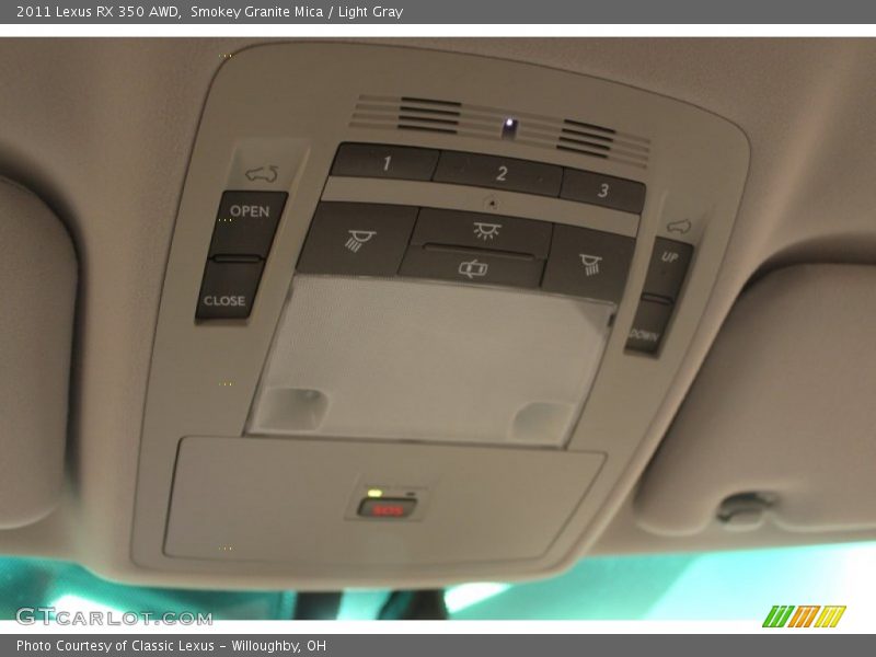 Smokey Granite Mica / Light Gray 2011 Lexus RX 350 AWD