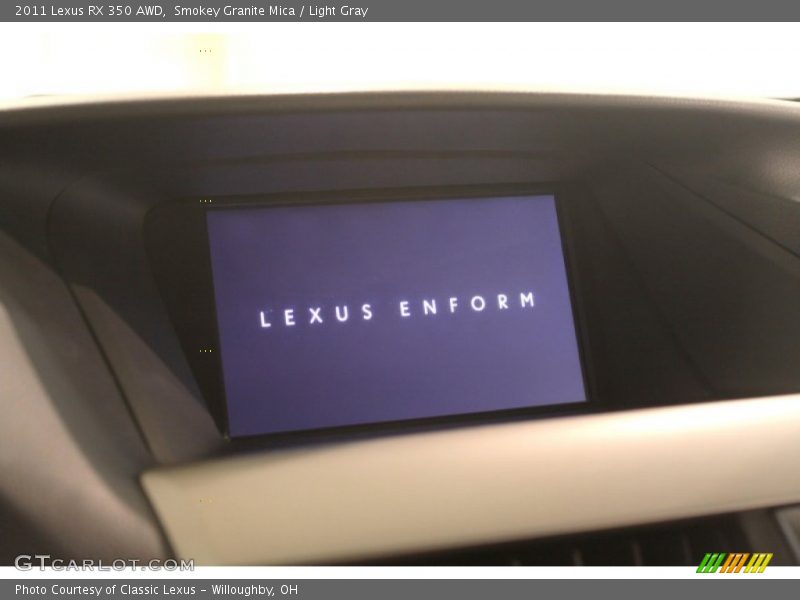 Smokey Granite Mica / Light Gray 2011 Lexus RX 350 AWD