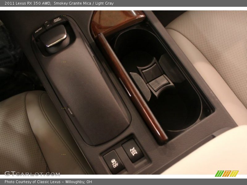 Smokey Granite Mica / Light Gray 2011 Lexus RX 350 AWD