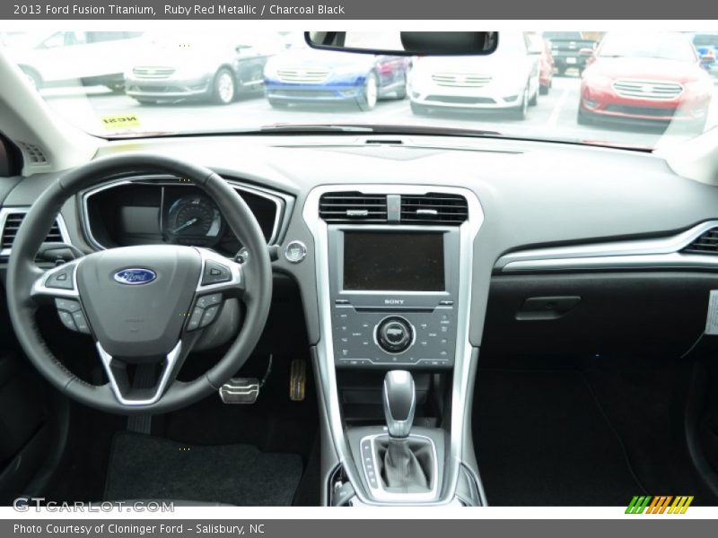 Dashboard of 2013 Fusion Titanium