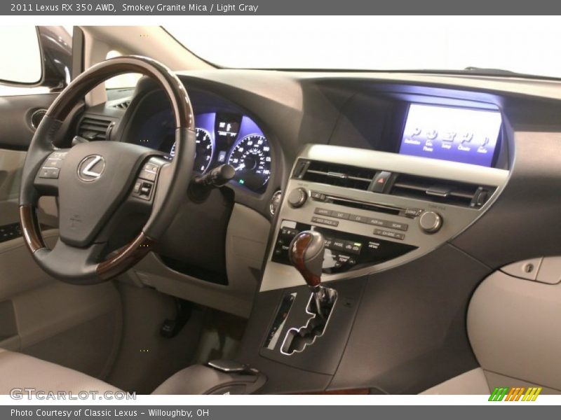 Smokey Granite Mica / Light Gray 2011 Lexus RX 350 AWD