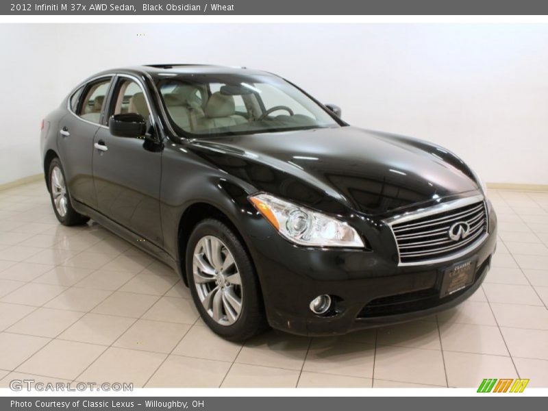 Black Obsidian / Wheat 2012 Infiniti M 37x AWD Sedan
