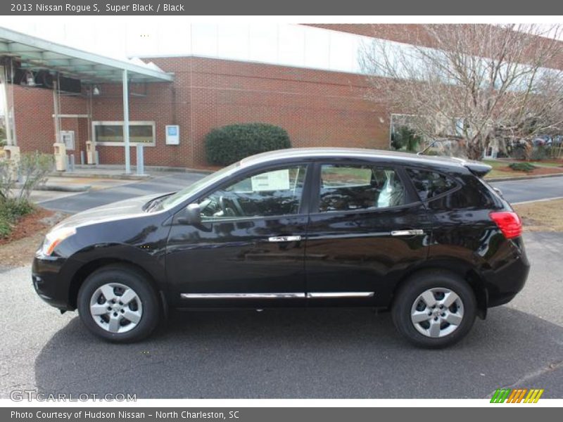 Super Black / Black 2013 Nissan Rogue S