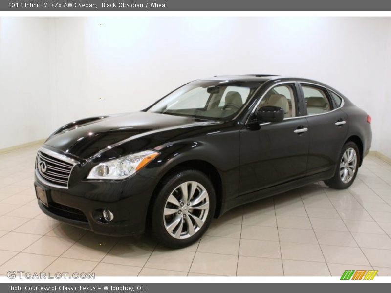 Black Obsidian / Wheat 2012 Infiniti M 37x AWD Sedan