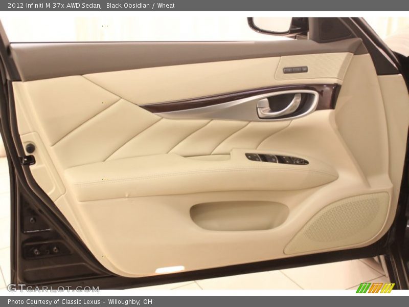 Black Obsidian / Wheat 2012 Infiniti M 37x AWD Sedan
