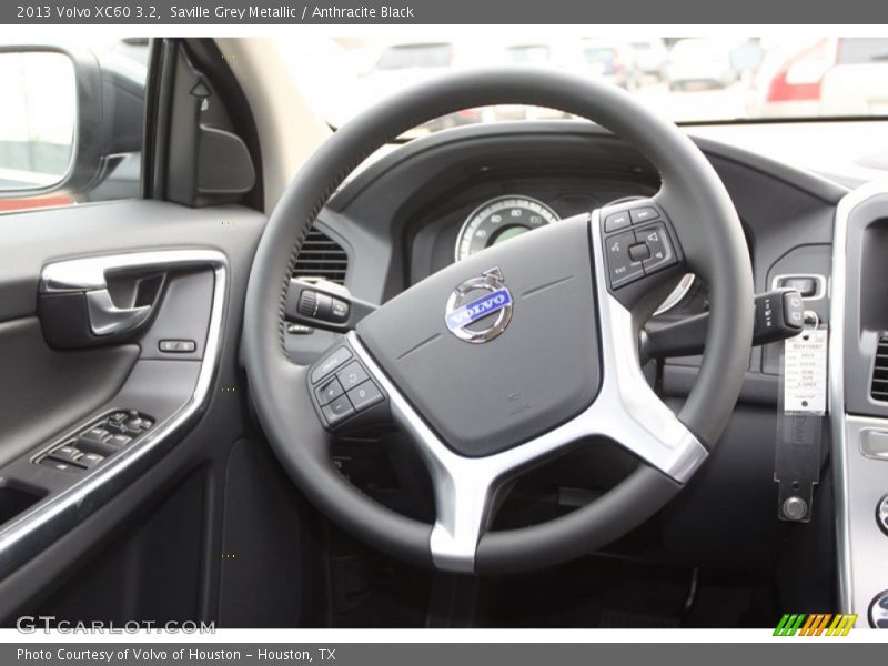 Saville Grey Metallic / Anthracite Black 2013 Volvo XC60 3.2
