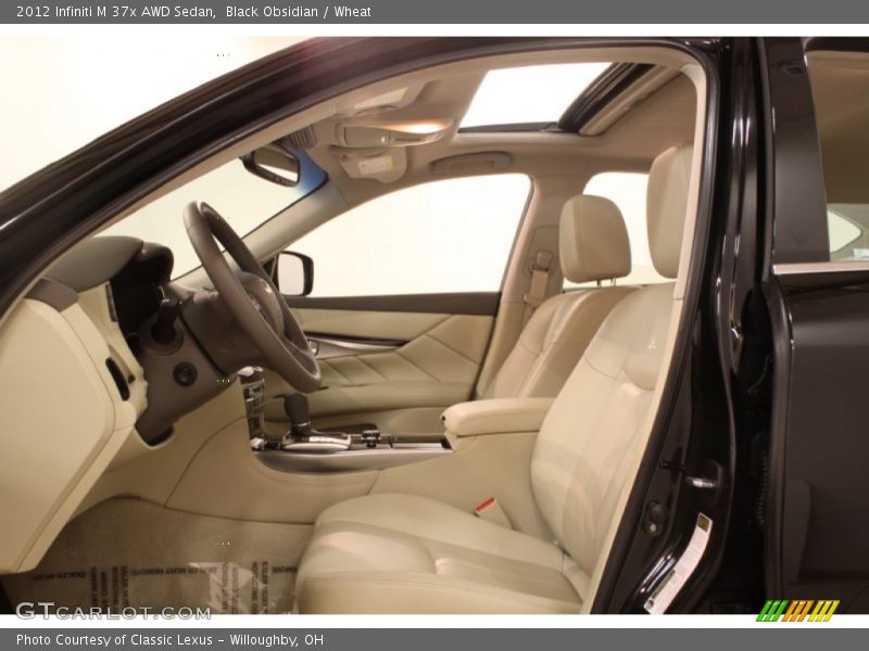 Black Obsidian / Wheat 2012 Infiniti M 37x AWD Sedan