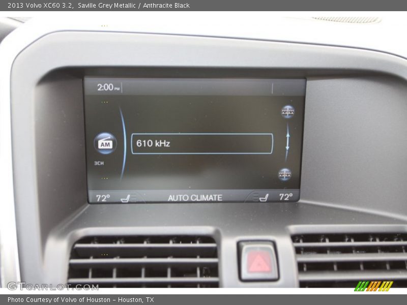 Saville Grey Metallic / Anthracite Black 2013 Volvo XC60 3.2