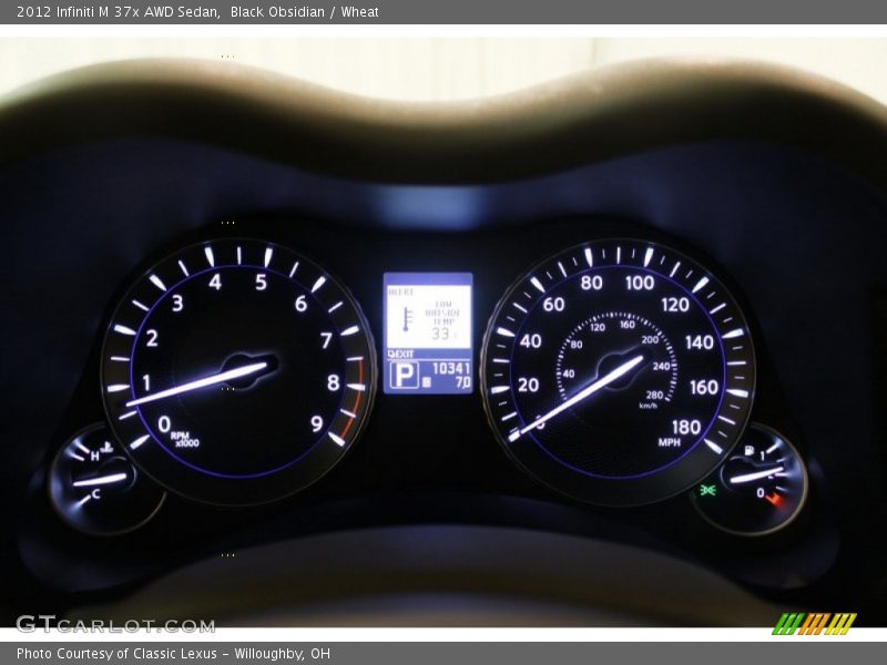 Black Obsidian / Wheat 2012 Infiniti M 37x AWD Sedan