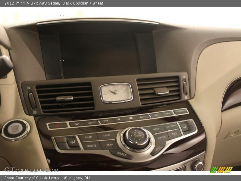 Black Obsidian / Wheat 2012 Infiniti M 37x AWD Sedan