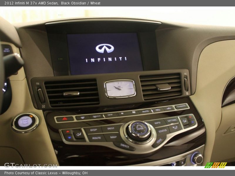 Black Obsidian / Wheat 2012 Infiniti M 37x AWD Sedan