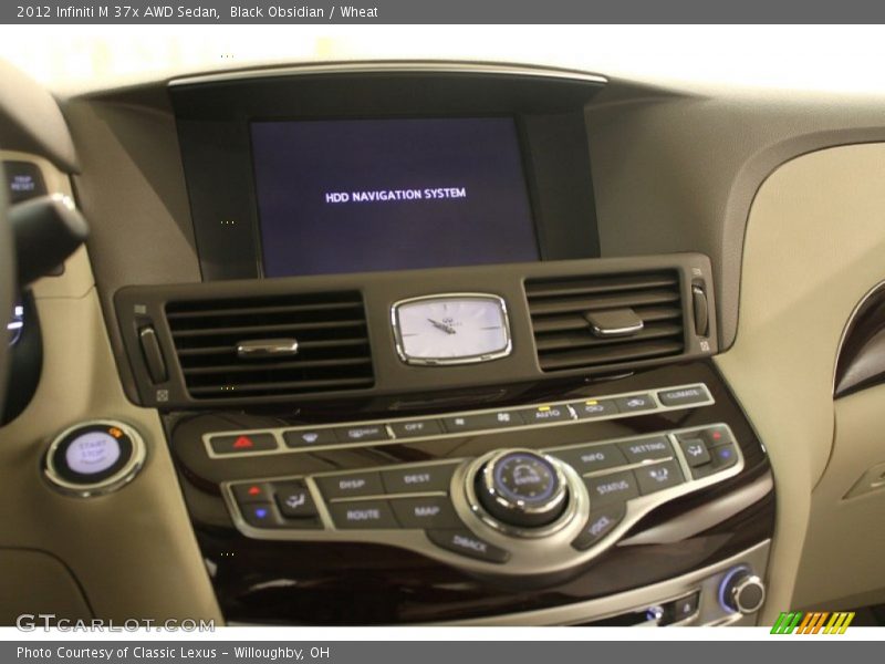 Black Obsidian / Wheat 2012 Infiniti M 37x AWD Sedan