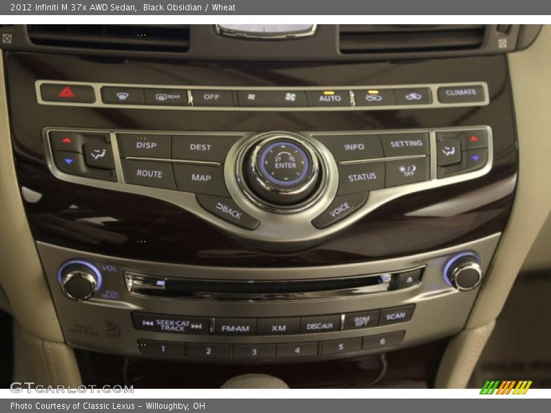 Black Obsidian / Wheat 2012 Infiniti M 37x AWD Sedan