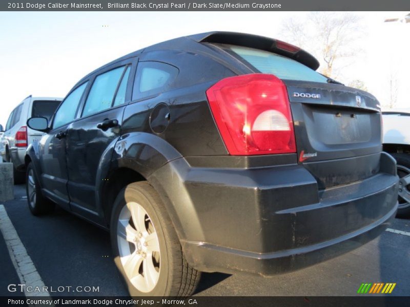 Brilliant Black Crystal Pearl / Dark Slate/Medium Graystone 2011 Dodge Caliber Mainstreet