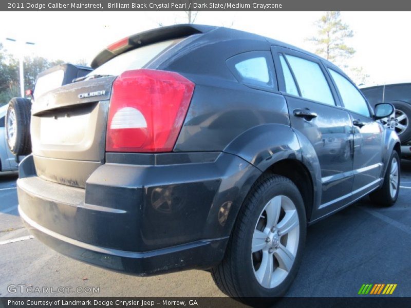 Brilliant Black Crystal Pearl / Dark Slate/Medium Graystone 2011 Dodge Caliber Mainstreet