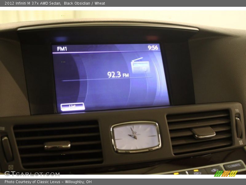 Black Obsidian / Wheat 2012 Infiniti M 37x AWD Sedan