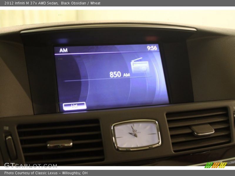 Black Obsidian / Wheat 2012 Infiniti M 37x AWD Sedan