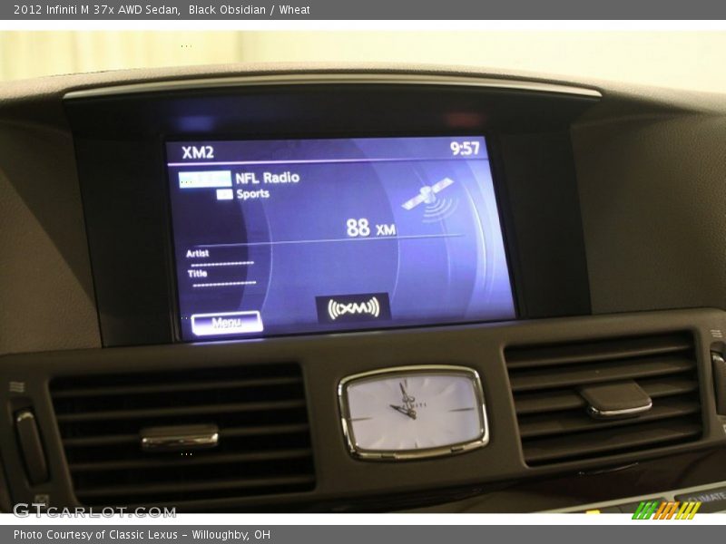 Black Obsidian / Wheat 2012 Infiniti M 37x AWD Sedan
