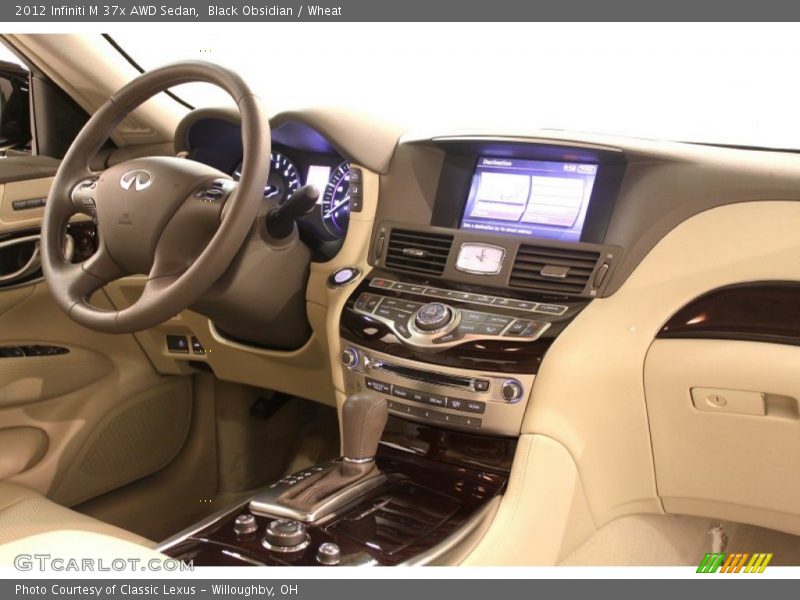 Black Obsidian / Wheat 2012 Infiniti M 37x AWD Sedan