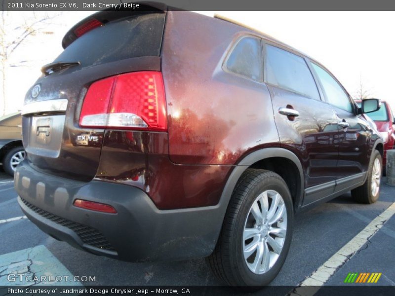 Dark Cherry / Beige 2011 Kia Sorento EX V6