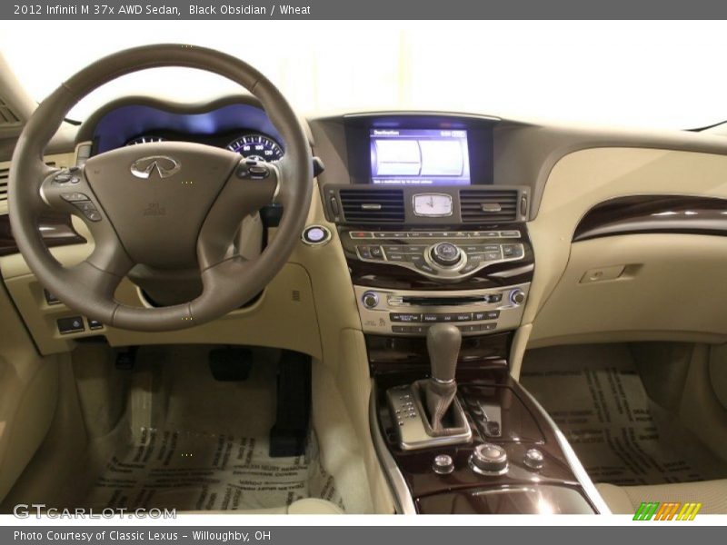 Black Obsidian / Wheat 2012 Infiniti M 37x AWD Sedan