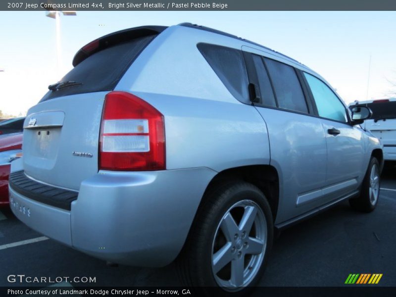 Bright Silver Metallic / Pastel Pebble Beige 2007 Jeep Compass Limited 4x4