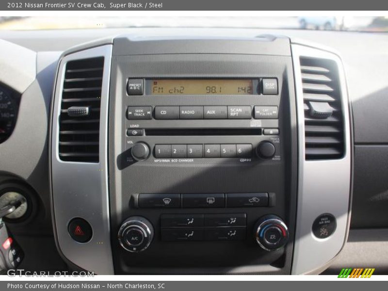 Super Black / Steel 2012 Nissan Frontier SV Crew Cab