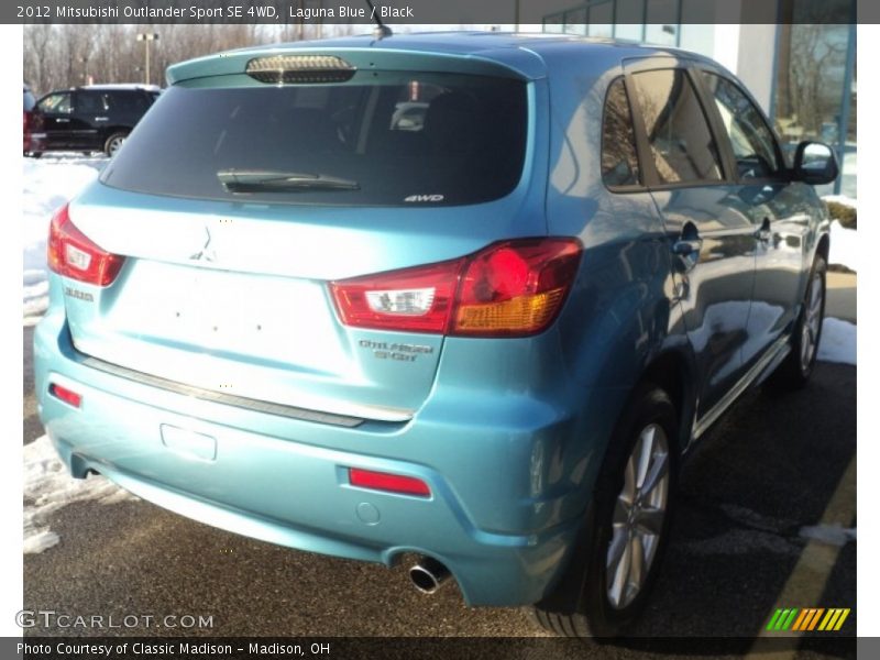 Laguna Blue / Black 2012 Mitsubishi Outlander Sport SE 4WD