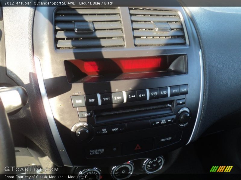 Laguna Blue / Black 2012 Mitsubishi Outlander Sport SE 4WD