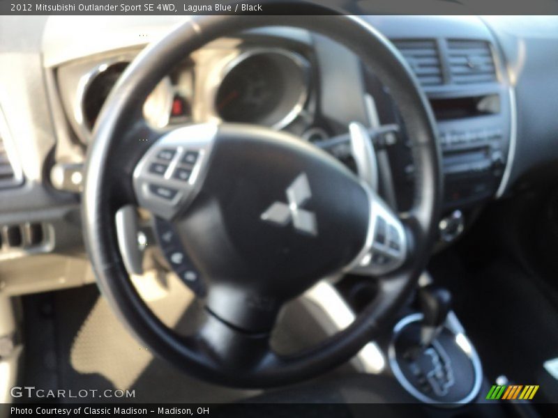 Laguna Blue / Black 2012 Mitsubishi Outlander Sport SE 4WD