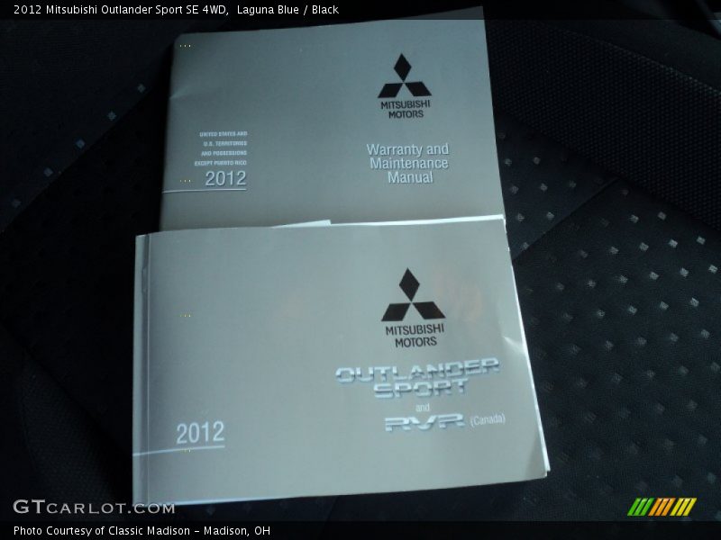 Laguna Blue / Black 2012 Mitsubishi Outlander Sport SE 4WD