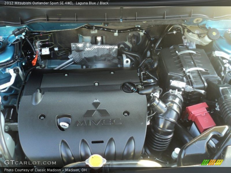 Laguna Blue / Black 2012 Mitsubishi Outlander Sport SE 4WD