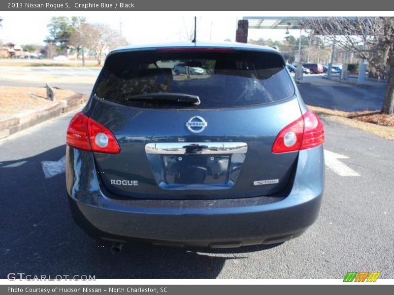 Graphite Blue / Black 2013 Nissan Rogue S