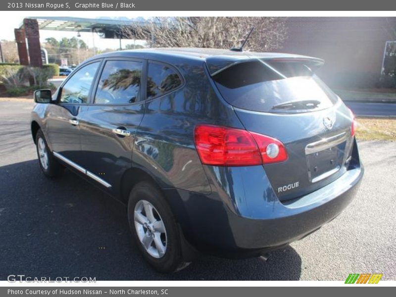 Graphite Blue / Black 2013 Nissan Rogue S