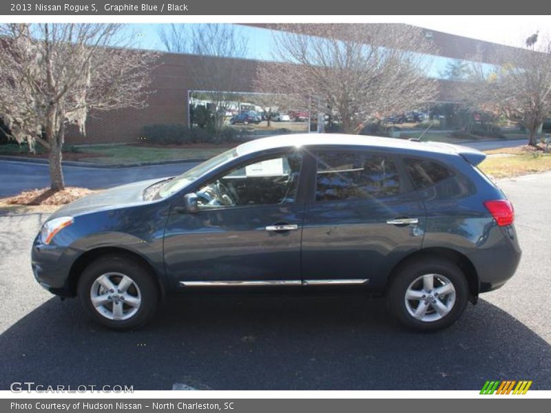 Graphite Blue / Black 2013 Nissan Rogue S