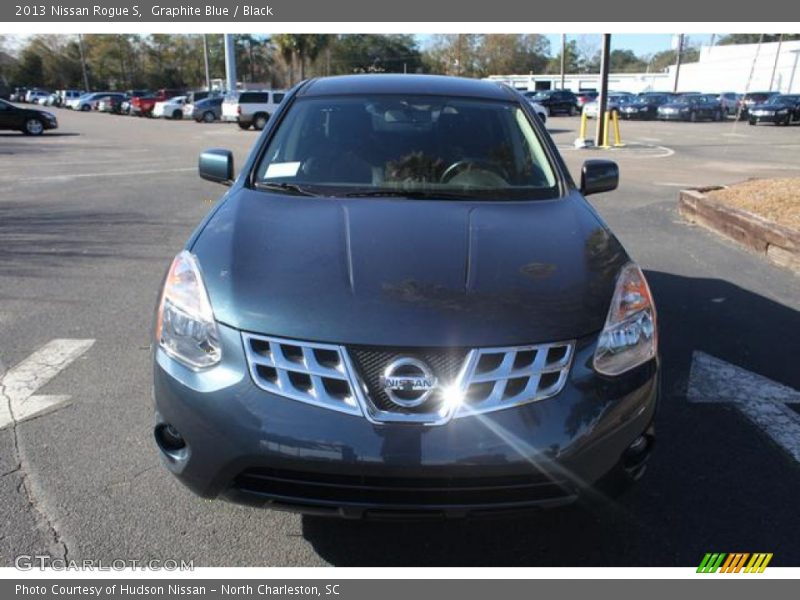 Graphite Blue / Black 2013 Nissan Rogue S