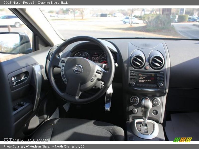 Graphite Blue / Black 2013 Nissan Rogue S