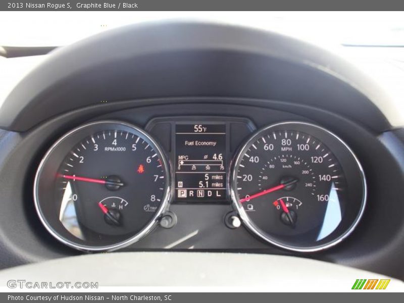 Graphite Blue / Black 2013 Nissan Rogue S