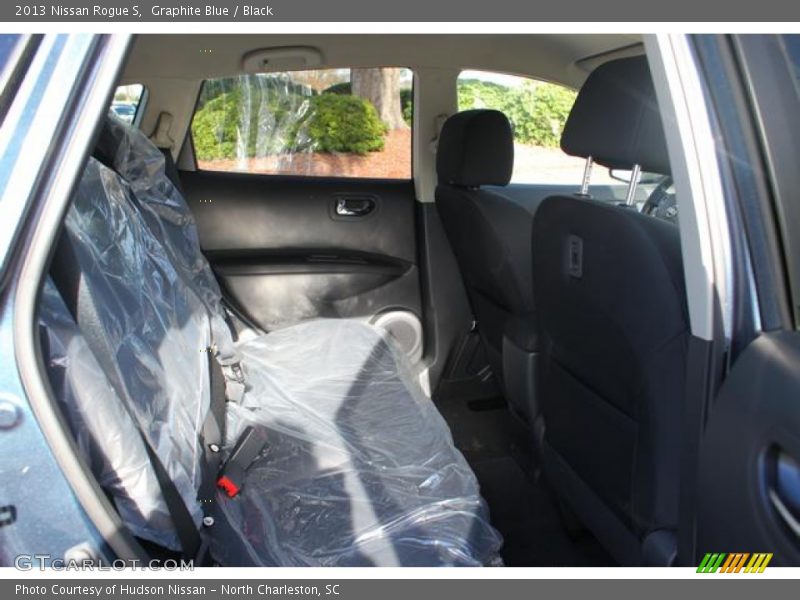 Graphite Blue / Black 2013 Nissan Rogue S
