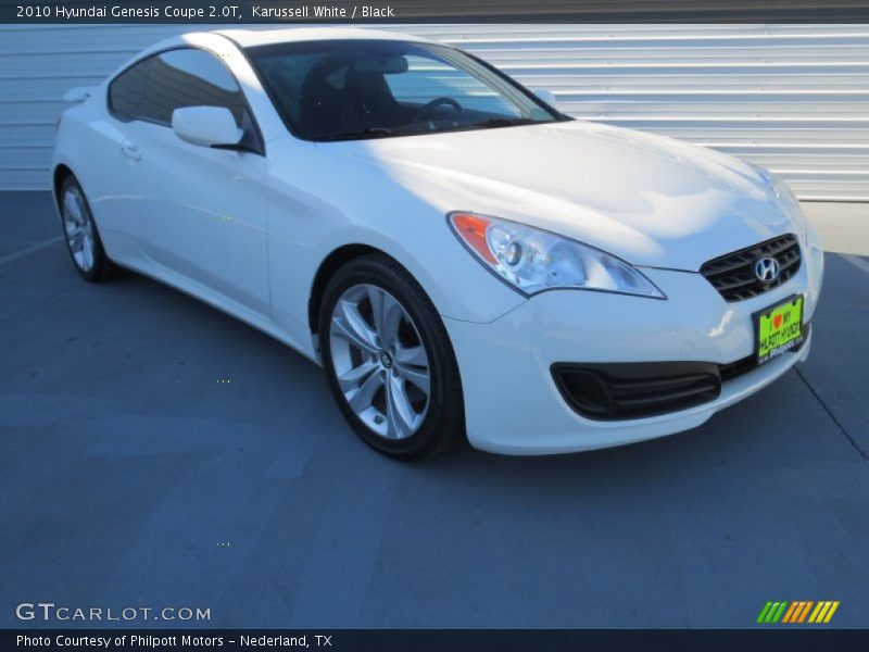 Karussell White / Black 2010 Hyundai Genesis Coupe 2.0T