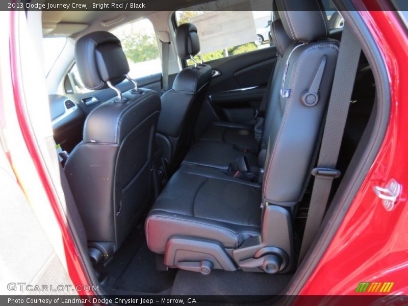 Bright Red / Black 2013 Dodge Journey Crew